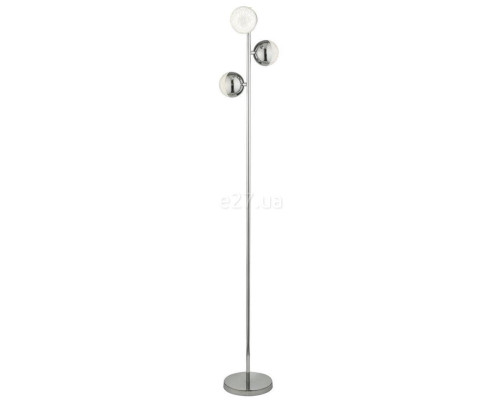 Торшер Searchlight EU5089CC Marbles 3Lt Floor Lamp - Chrome With Crystal Sand, 6 Вт, 1880 лм, 4000K