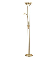 Торшер Searchlight EU5430SB Mother & Child LED Dimmable Floor Lamp - Satin Brass, 15.41 Вт, 1887 лм, 3000К