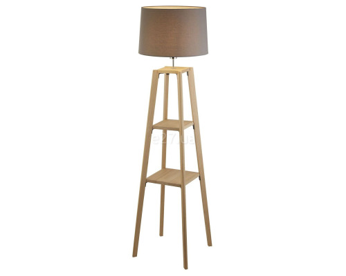 Торшер Searchlight EU60075 Shelf Floor Lamp - Natural Wood Finish Shelf