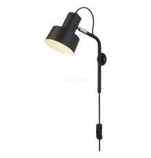 Бра Searchlight EU60228BK x Conical Plug-in Wall Light - Black