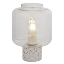Настільна лампа Searchlight EU60245 Vessel Table Lamp - Terrazzo Base With Glass Shade · Searchlight · searchlight-eu60245