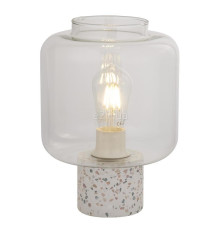 Настільна лампа Searchlight EU60245 Vessel Table Lamp - Terrazzo Base With Glass Shade
