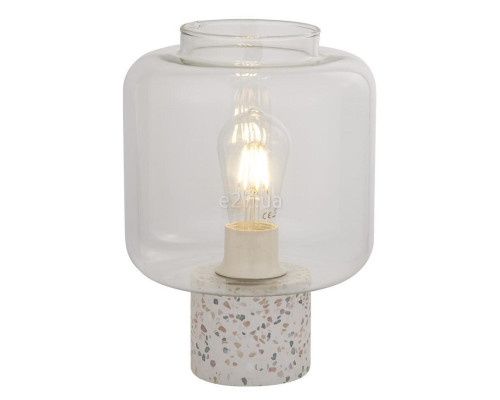 Настільна лампа Searchlight EU60245 Vessel Table Lamp - Terrazzo Base With Glass Shade