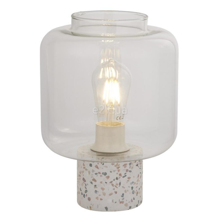 Настільна лампа Searchlight EU60245 Vessel Table Lamp - Terrazzo Base With Glass Shade · Searchlight · searchlight-eu60245