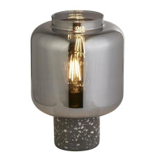 Настільна лампа Searchlight EU60245SM x Vessel Table Lamp - Terrazzo Base With Smoke Glass Shade