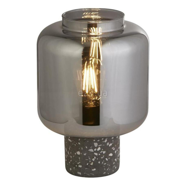 Настільна лампа Searchlight EU60245SM x Vessel Table Lamp - Terrazzo Base With Smoke Glass Shade · Searchlight · searchlight-eu60245sm