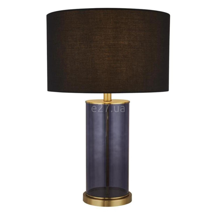 Настільна лампа Searchlight EU60715BL x Liberty Table Lamp - Blue Glass with Black Shade · Searchlight · searchlight-eu60715bl