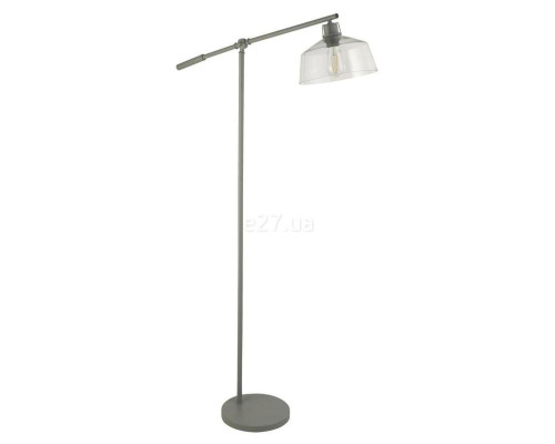 Торшер Searchlight EU60998GY x Canterbury Floor Lamp - Clear Glass & Grey Task