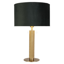 Настільна лампа Searchlight EU65721GR London Table Lamp - Knurled Gold, Green Velvet Shade · Searchlight · searchlight-eu65721gr