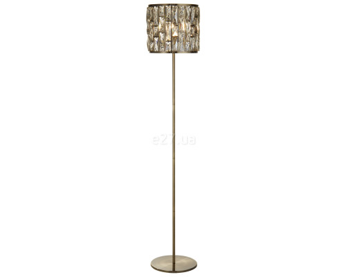 Торшер Searchlight EU6589AB Bijou Floor Lamp - Antique Brass & Champagne Glass