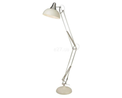Торшер Searchlight EU8082CR Goliath Floor Lamp - Cream & Chrome