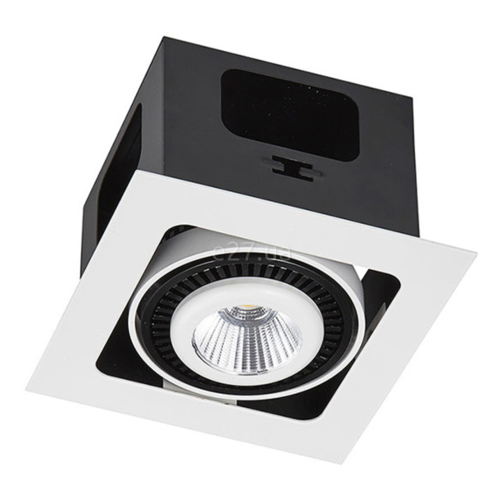 Точковий світильник Skarlat 61234 Suil RGL7115-1 1x12W WH+BK 4000K, 12 Вт, 970 лм, 4000K · Skarlat · skarlat-rgl7115-1-1x12w-wh-bk-4000k