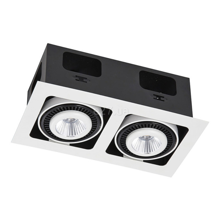 Точковий світильник Skarlat 61235 Suil RGL7115-2 2x12W WH+BK 3000K, 12 Вт, 1960 лм, 3000K · Skarlat · skarlat-rgl7115-2-2x12w-wh-bk-3000k