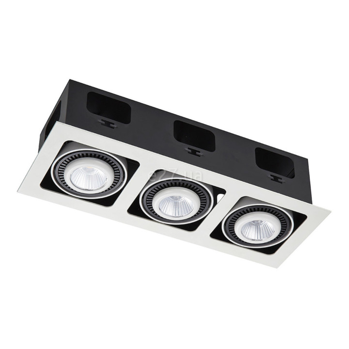 Точковий світильник Skarlat 61237 Suil RGL7115-3 3x12W WH+BK 3000K, 12 Вт, 2890 лм, 3000K · Skarlat · skarlat-rgl7115-3-3x12w-wh-bk-3000k