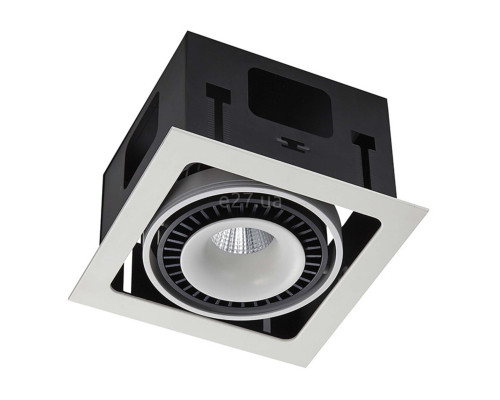 Точковий світильник Skarlat 61239 Suil RGL7116-1 1x18W WH+BK 3000K, 18 Вт, 1340 лм, 3000K
