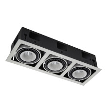 Точковий світильник Skarlat 61243 Suil RGL7116-3 3x18W WH+BK 3000K, 18 Вт, 4100 лм, 3000K