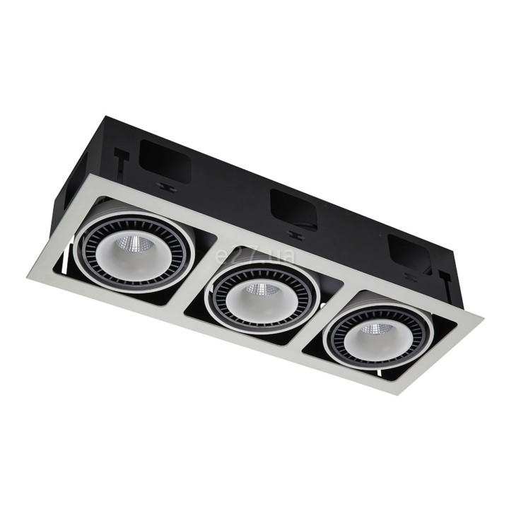 Точковий світильник Skarlat 61244 Suil RGL7116-3 3x18W WH+BK 4000K, 18 Вт, 4100 лм, 4000K · Skarlat · skarlat-rgl7116-3-3x18w-wh-bk-4000k