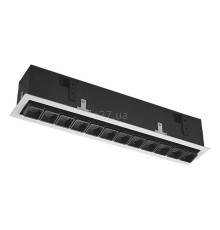Точковий світильник Skarlat 26752 Rete RSL74108 12x2W WH+BK 4000K, 2 Вт, 1783 лм, 4000K