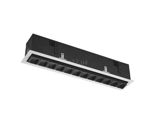 Точковий світильник Skarlat 26752 Rete RSL74108 12x2W WH+BK 4000K, 2 Вт, 1783 лм, 4000K