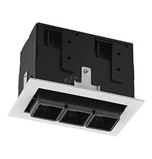Точковий світильник Skarlat 60457 Rete RSL74113 3x2W WH+BK 3000K, 2 Вт, 450 лм, 3000K