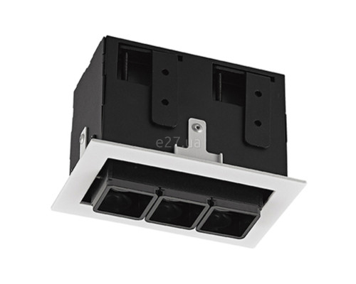 Точковий світильник Skarlat 60457 Rete RSL74113 3x2W WH+BK 3000K, 2 Вт, 450 лм, 3000K