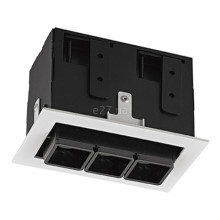 Точковий світильник Skarlat 26750 Rete RSL74113 3x2W WH+BK 4000K, 2 Вт, 450 лм, 4000K · Skarlat · skarlat-rsl74113-3x2w-wh-bk-4000k
