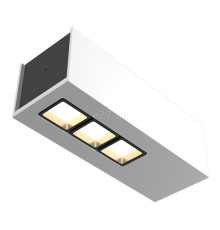 Точковий світильник Skarlat 32514 Kubi RSLC78036 3x2W WH+BK 4000K, 2 Вт, 585 лм, 4000K