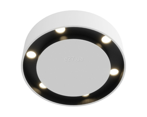 Точковий світильник Skarlat 32504 Aura RSLC78072 6x1.5W WH+BK 4000K, 1.5 Вт, 574 лм, 4000K