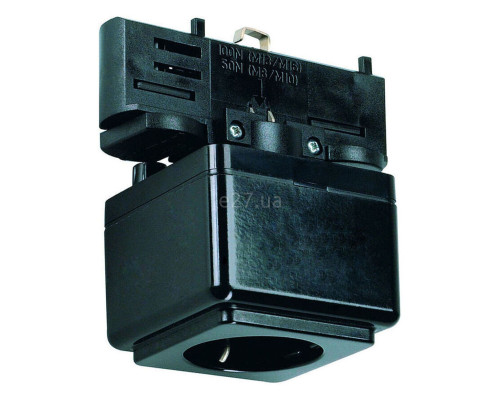 Елемент трекової системи SLV 145700 Power Socket Adapter For Eutrac 3Phase Surface Track