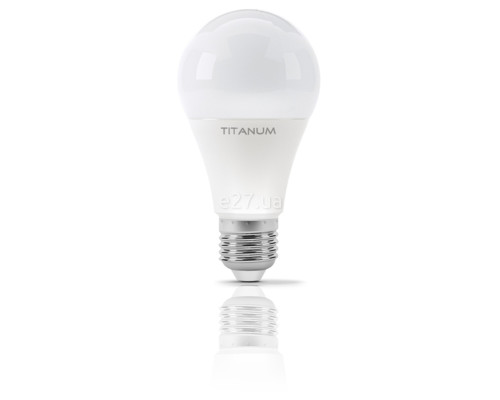 Лампа світлодіодна Titanum 25381 , A65 15W 4100K E27, 300°