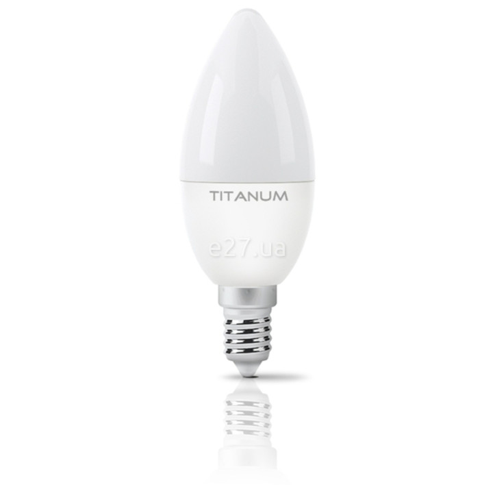 Лампа світлодіодна Titanum 24997 , C37 6W 4100K E14, 250° · TITANUM · titanum-tlc3706144