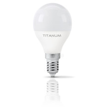 Лампа світлодіодна Titanum 25680 , G45 6W 3000K E14, 210° · TITANUM · titanum-tlg4506143