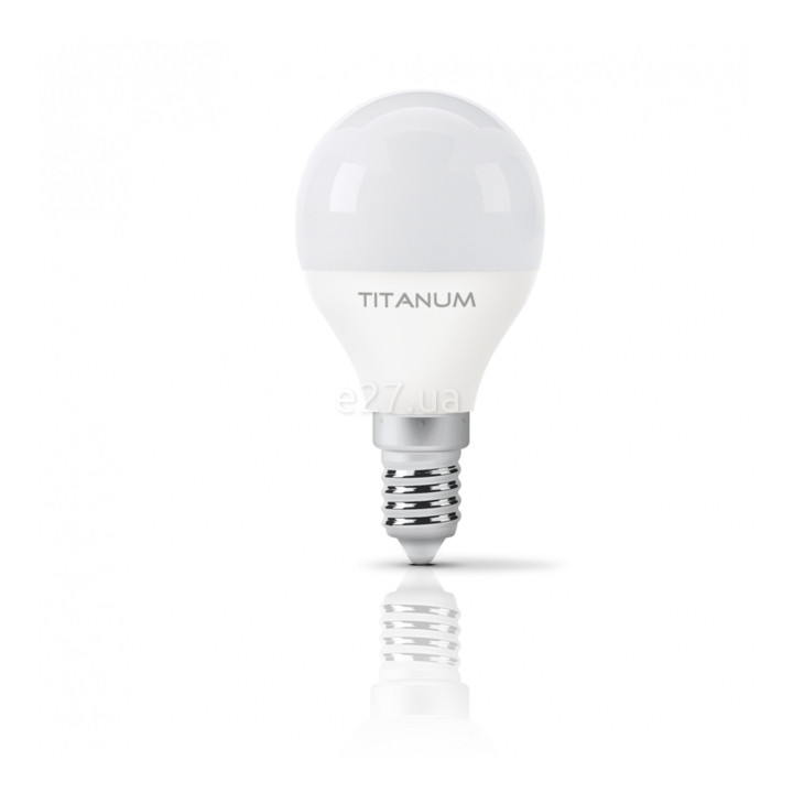 Лампа світлодіодна Titanum 24999 , G45 6W 4100K E14, 210° · TITANUM · titanum-tlg4506144