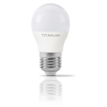Лампа світлодіодна Titanum 25681 , G45 6W 3000K E27, 210° · TITANUM · titanum-tlg4506273