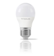 Лампа світлодіодна Titanum 25681 , G45 6W 3000K E27, 210°