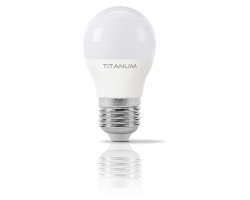 Лампа світлодіодна Titanum 25681 , G45 6W 3000K E27, 210°