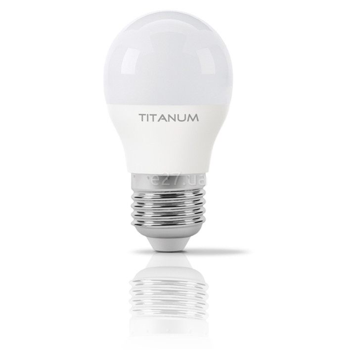 Лампа світлодіодна Titanum 25681 , G45 6W 3000K E27, 210° · TITANUM · titanum-tlg4506273