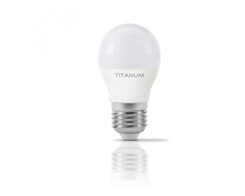 Лампа світлодіодна Titanum 25000 , G45 6W 4100K E27, 210°