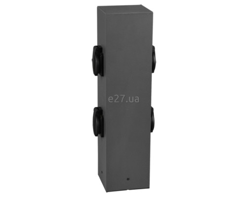 Блок розеток Trio 9964-42 Garden Socket, антрацит, метал, ip54