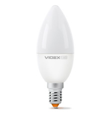 Лампа світлодіодна Videx 23493 E Series VL-C37e-35143, B37 3.5W 3000K E14, 250°