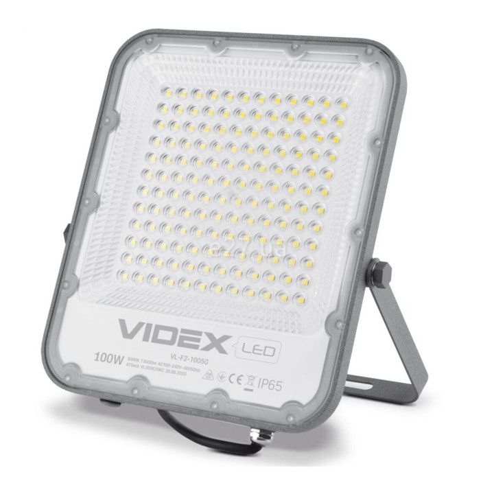 Прожектор Videx 25959 VL-F2-1005G, 100 Вт, 13000 лм, 5000K · VIDEX · videx-vl-f2-1005g