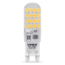 Лампа світлодіодна Videx 25755 E Series VL-G9S-04224, G9 4W 4100K G9, 300° · VIDEX · videx-vl-g9s-04224