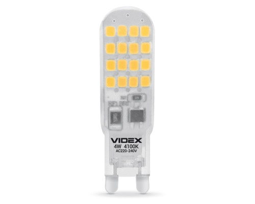 Лампа світлодіодна Videx 25755 E Series VL-G9S-04224, G9 4W 4100K G9, 300°