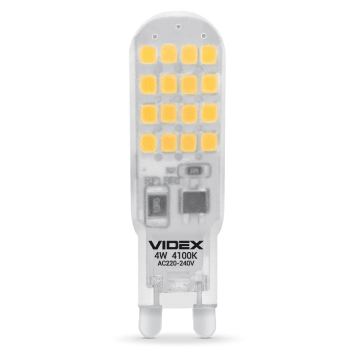 Лампа світлодіодна Videx 25755 E Series VL-G9S-04224, G9 4W 4100K G9, 300° · VIDEX · videx-vl-g9s-04224