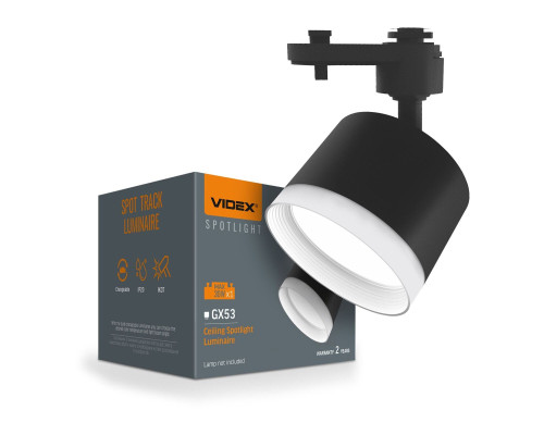 Трековий світильник Videx 28433 VL-SPF17C-BP