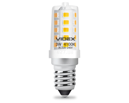 Лампа світлодіодна Videx 24631 E Series VL-ST25e-03144, 3W 4100K E14, 270°