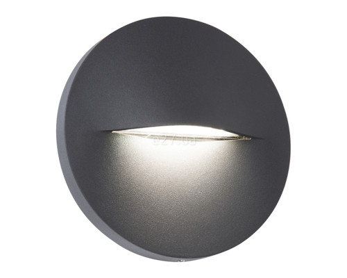 Настінний світильник Viokef 4298300 Wall Lamp Dark Grey D140 Vita, 3 Вт, 170 лм, 3000К