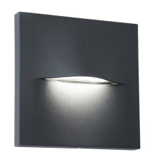 Настінний світильник Viokef 4298400 Wall Lamp Dark Grey Square 140x140 Vita, 3 Вт, 170 лм, 3000К