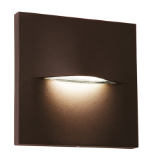 Настінний світильник Viokef 4298401 Wall Lamp Rusty Brown Square 140x140 Vita, 3 Вт, 170 лм, 3000К
