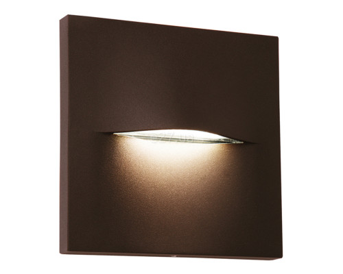 Настінний світильник Viokef 4298401 Wall Lamp Rusty Brown Square 140x140 Vita, 3 Вт, 170 лм, 3000К